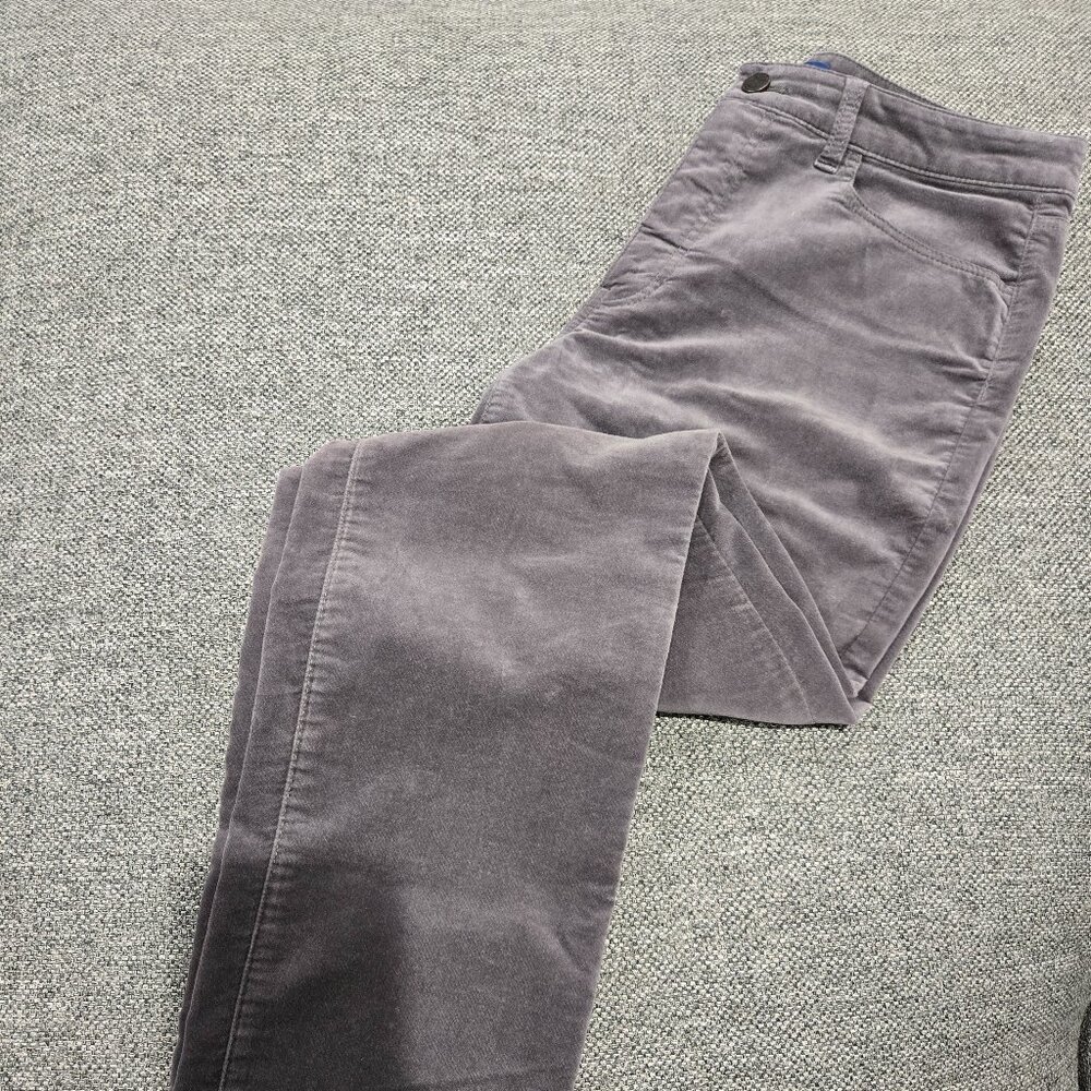 Talbots grey velvet pants